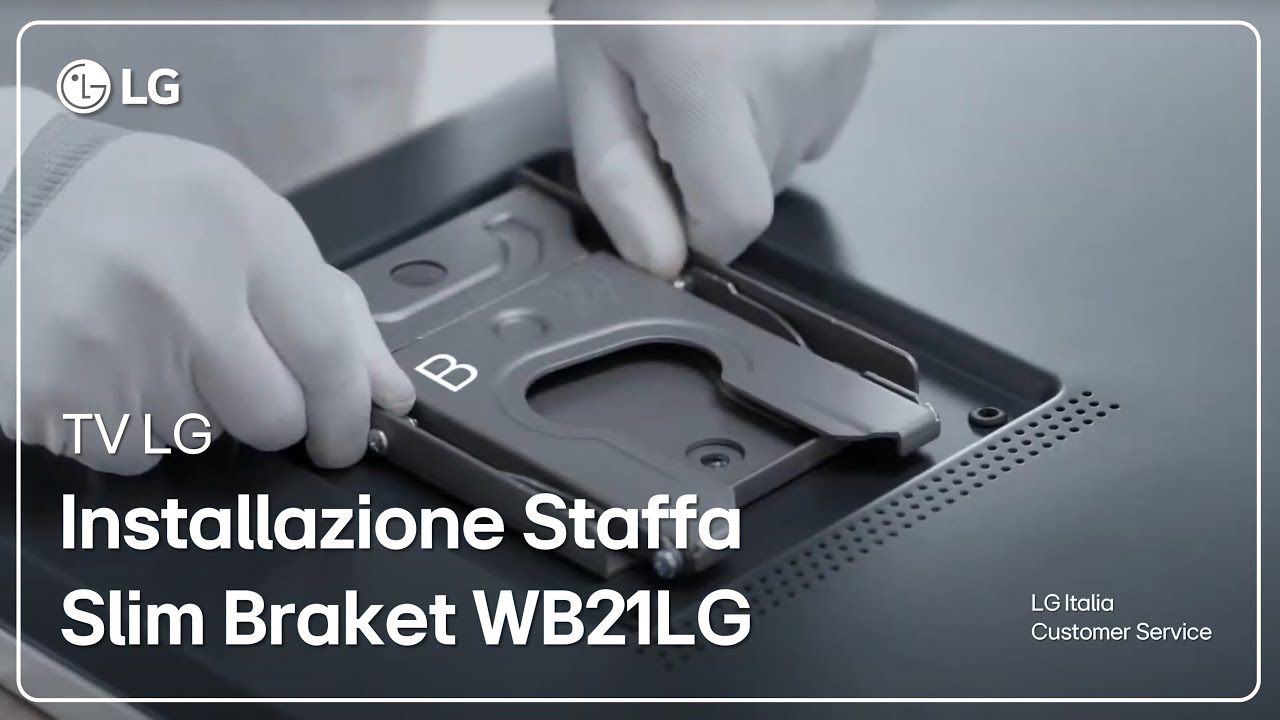 LG телевизор | Как закрепить Smart TV на стене с помощью тонкого кронштейна WB21LG