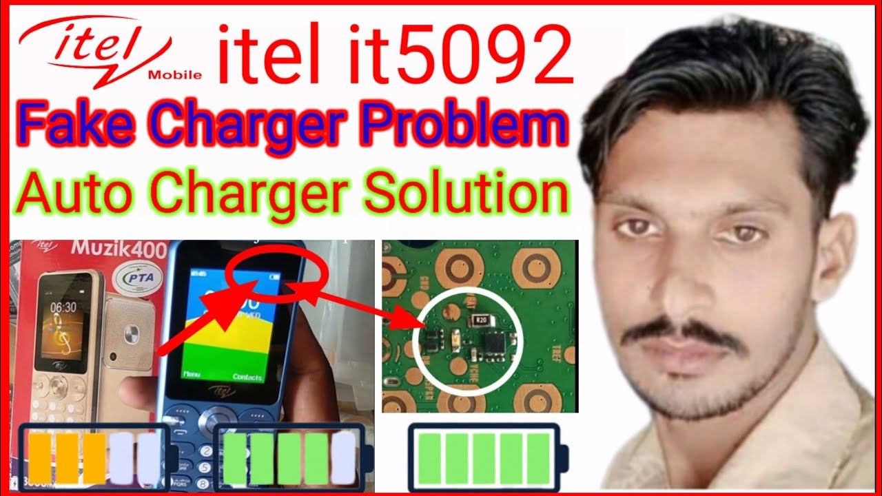 itel it5092 Fake Charger Problem Auto Charger Solution | Wahad Tech