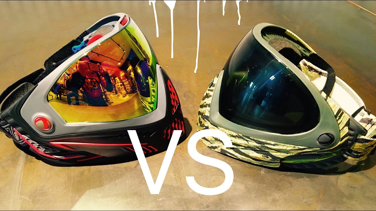 Paintballmasken Vergleich - DYE i5 vs DYE i4