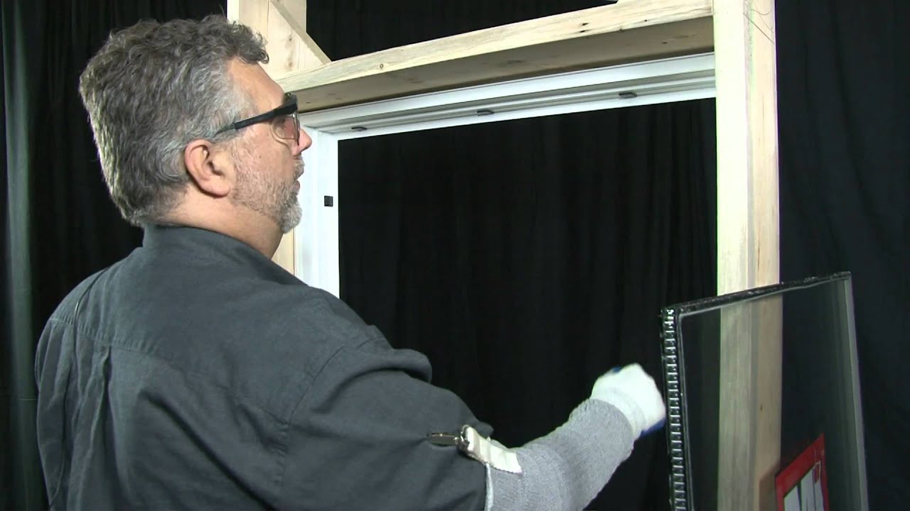 How to remove and replace a picture window glass