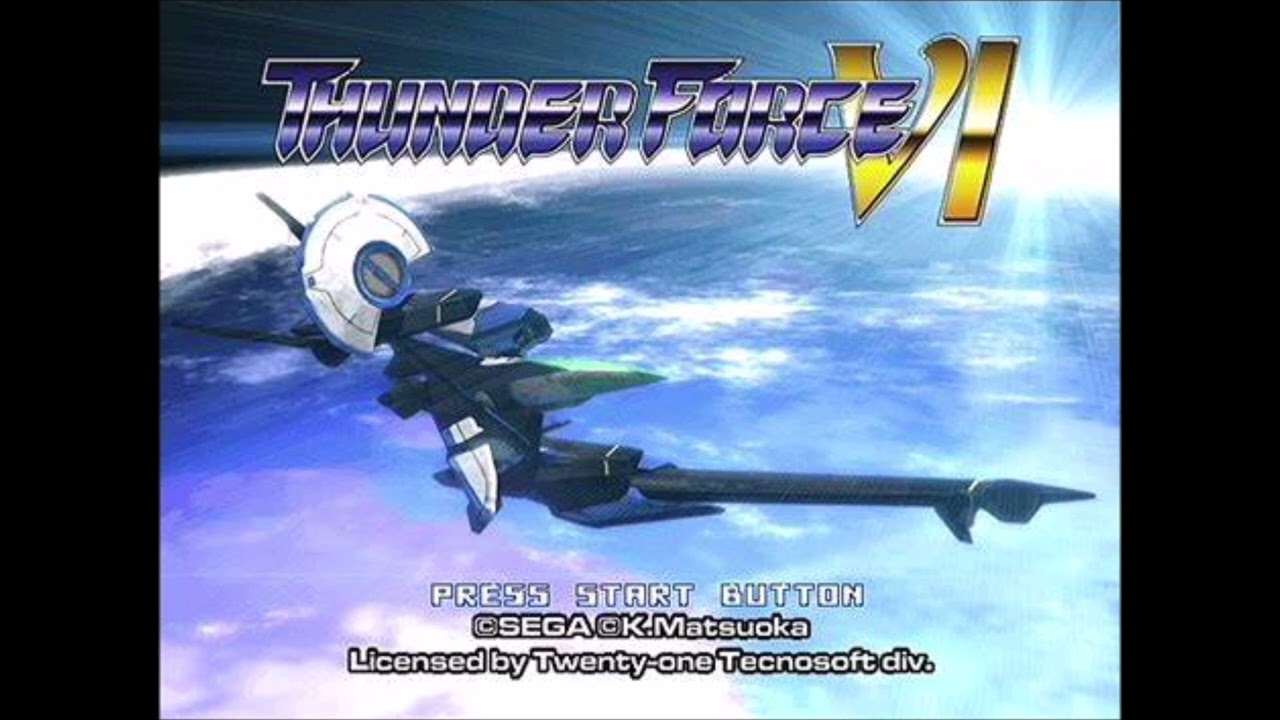 Thunder force 6/Broken Thunder(Dreamcast) Moon of black rain SC-8850