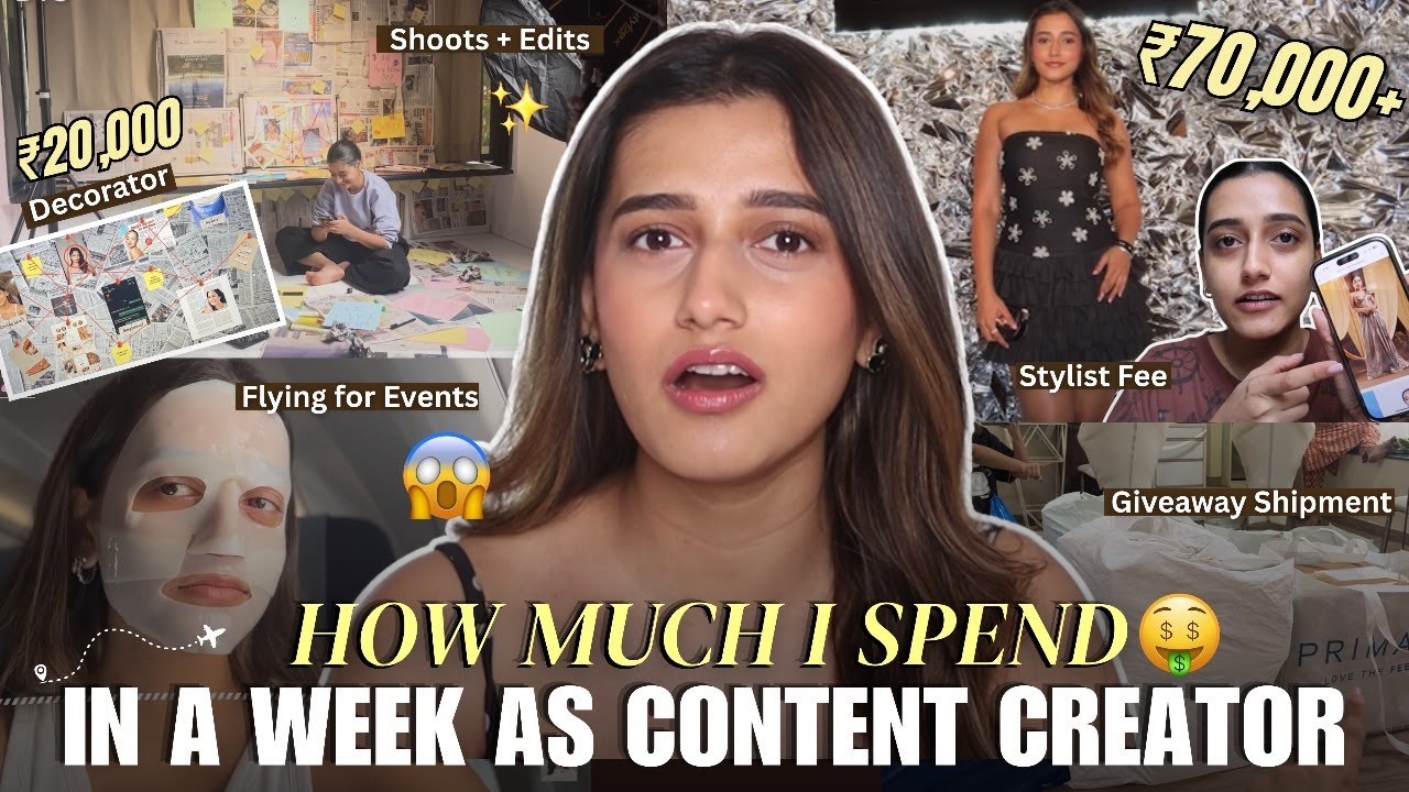 How much I *SPEND* as a CONTENT CREATOR in Mumbai 🤯😫 | Aashi Adani