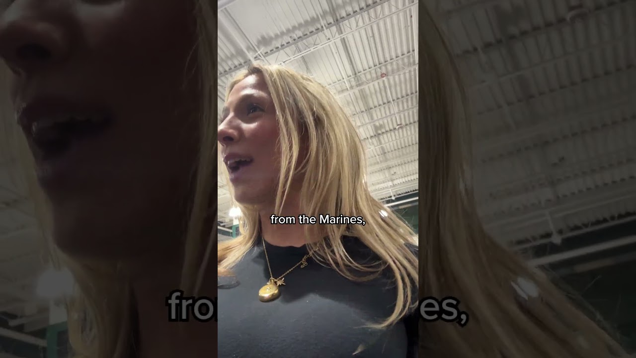 Helping out a stranger because she looks scared