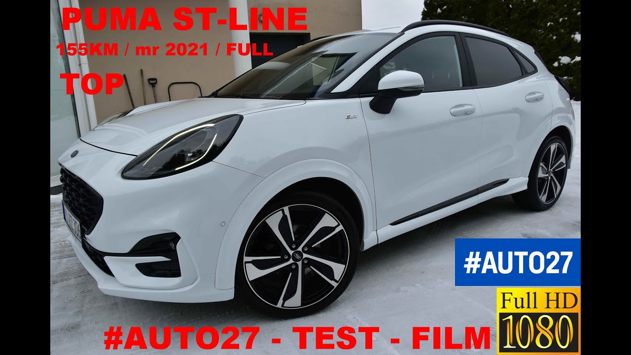 #AUTO27 - #SPRZEDANY  #auto27 TEST - #FORD Puma  St-Line. Mhev 155KM. mr2021. FrostWhite. #WZÓR.