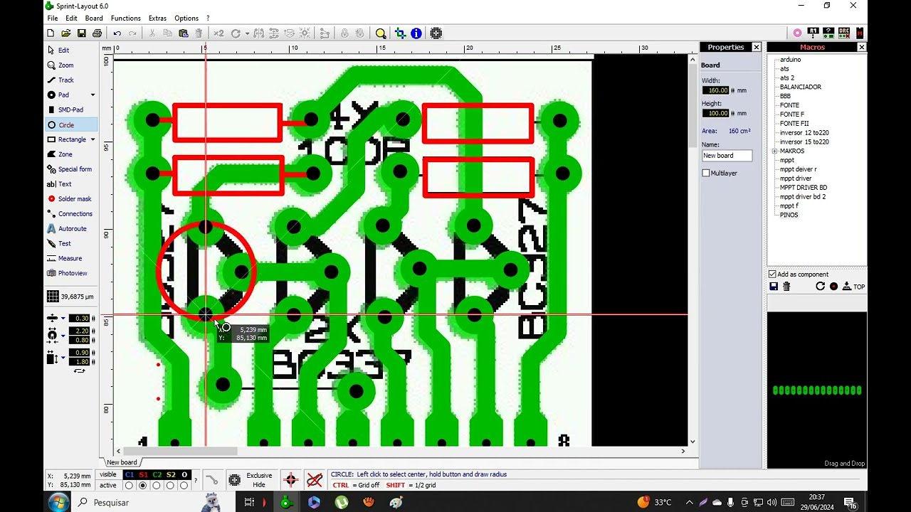 Como Clonar uma Placa de Circuito Impresso com Sprint Layout