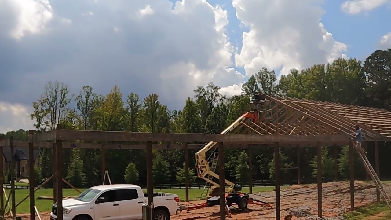 Pole barn tear down. Part 2