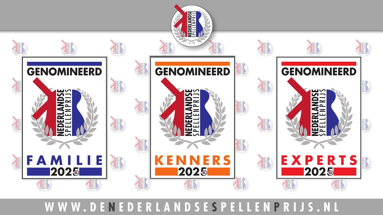 De Genomineerden voor De Nederlandse Spellenprijs 2025