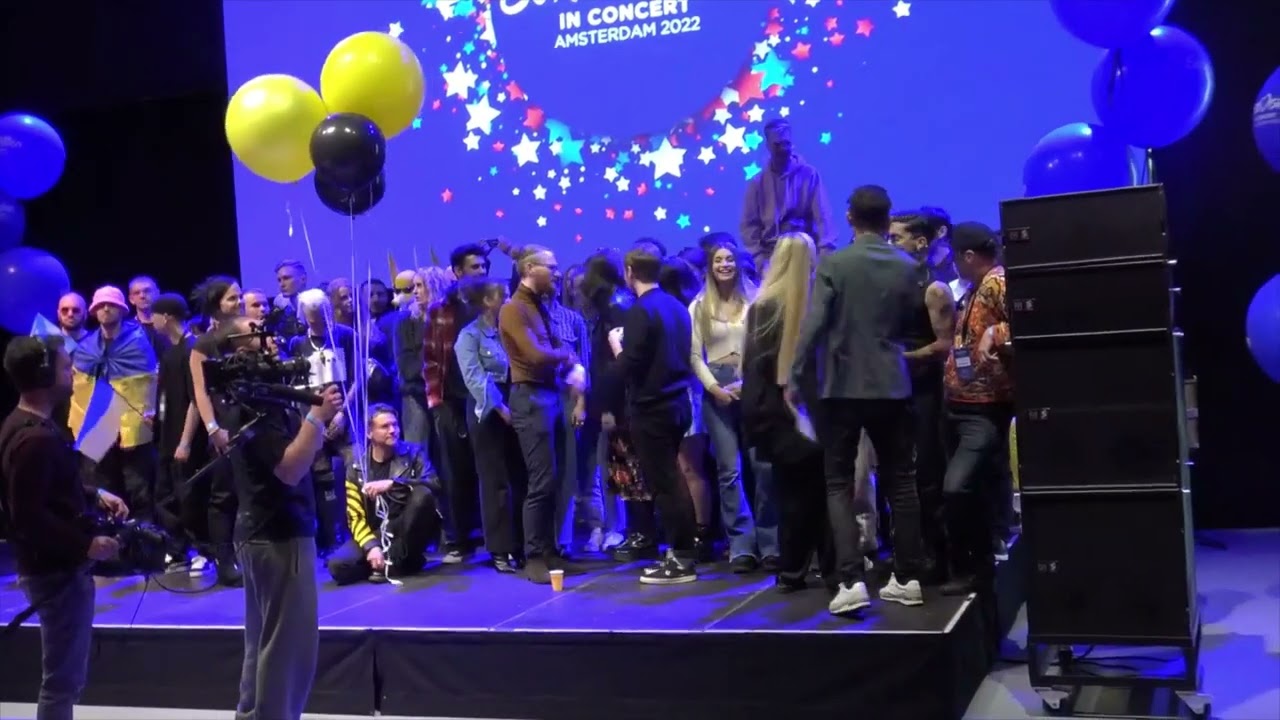 Eurovision in Concert 2022 Meeting the press    Raw Footage