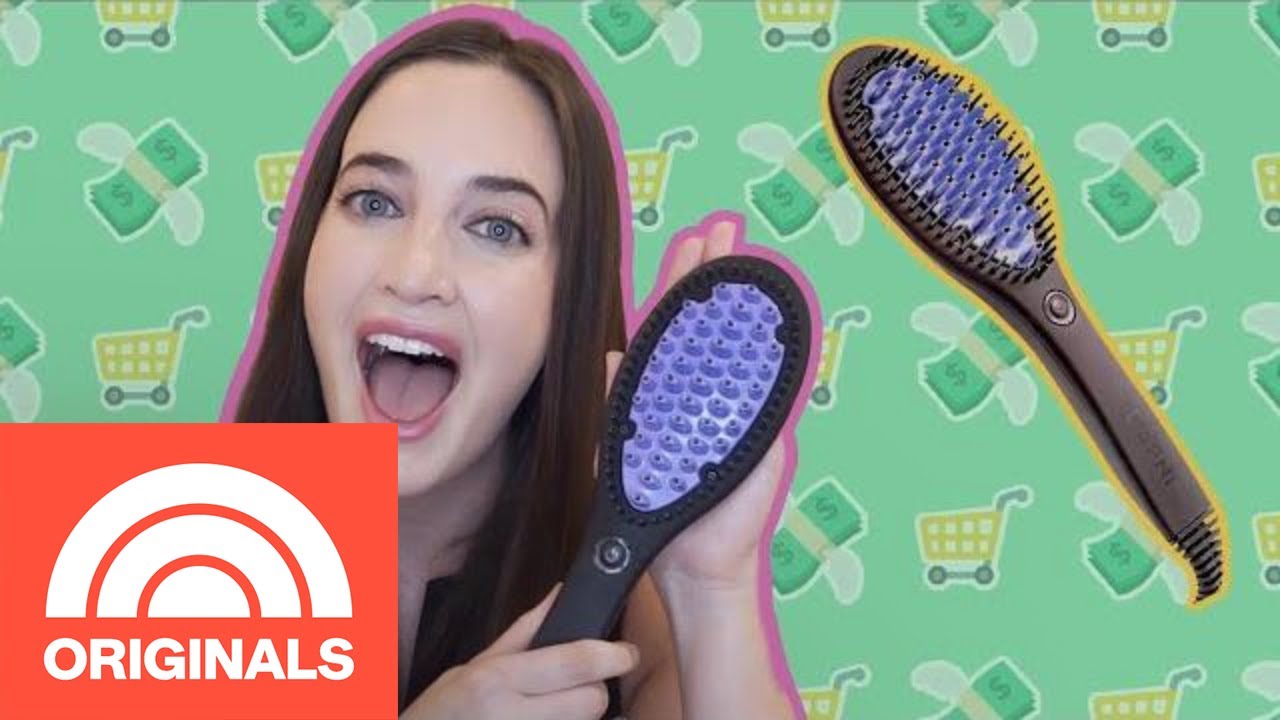 This Ceramic Brush Straightens Hair With One Stroke | The Check Out | TODAY