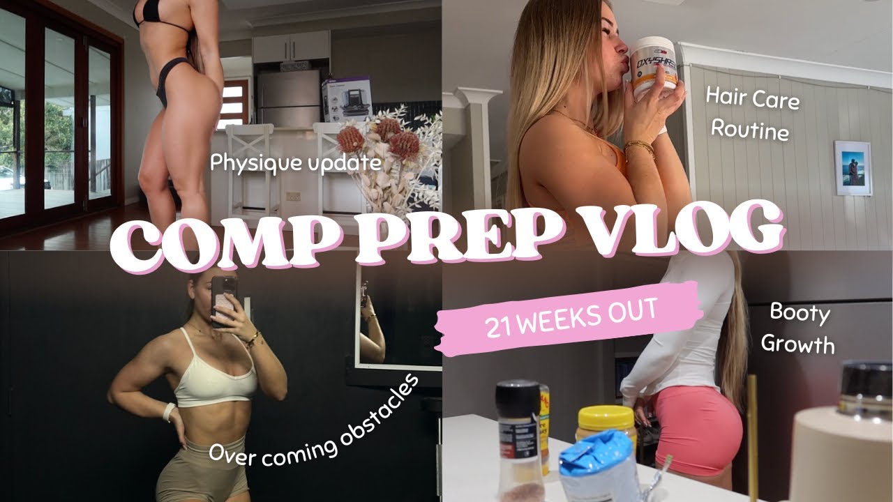 COMP PREP WEEKLY VLOG 21 WEEKS OUT | Hair Care Routine, Cyst Removed & Reset with Me!!!