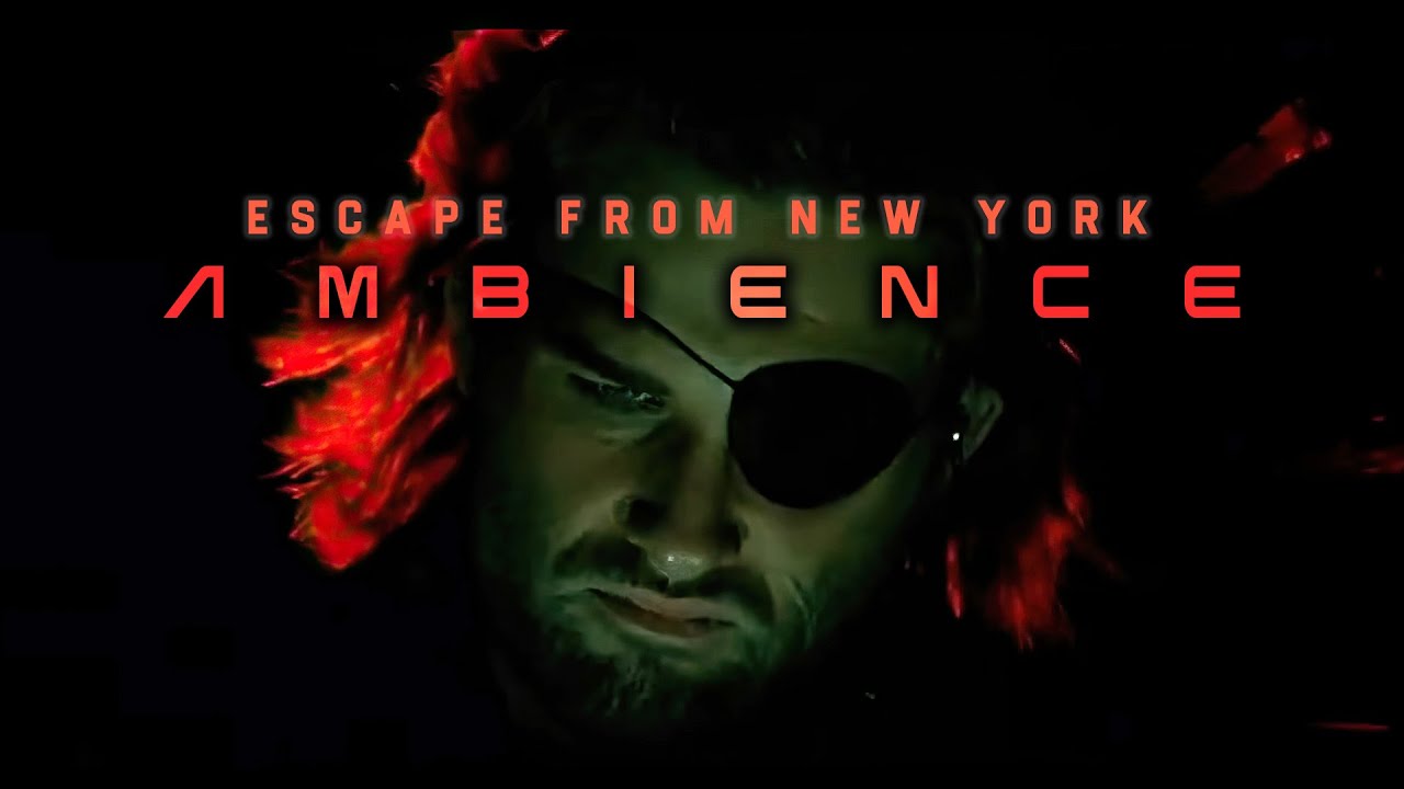 Escape From New York | Slowed + Reverb Ambient Synth Mix | Dystopian 80s Cityscape Vibes