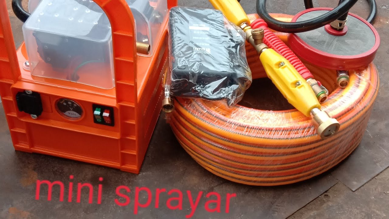 Battery opreted spray pump machine  portable  mini htp
