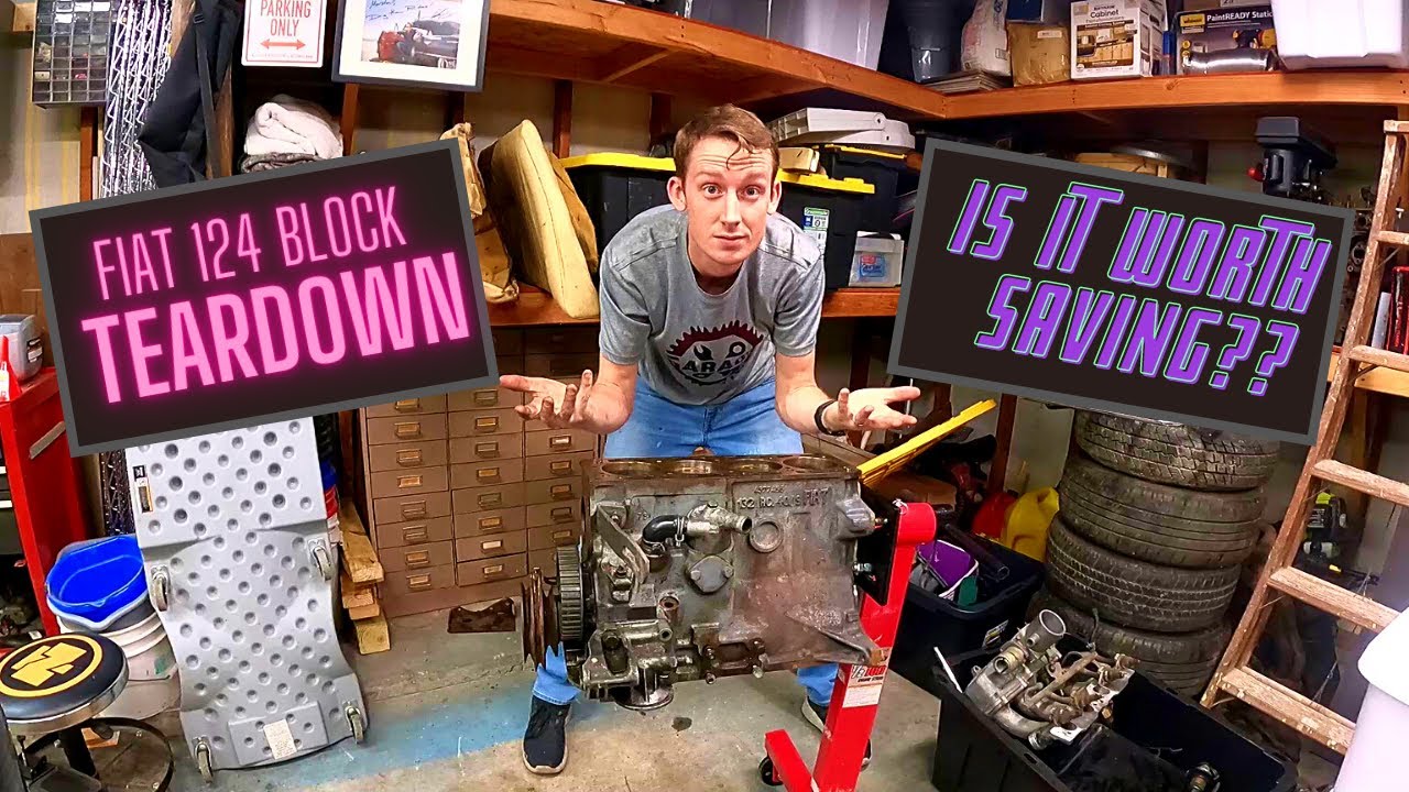 Fiat 124 Engine Block Disassembly and Inspection: What did we find??