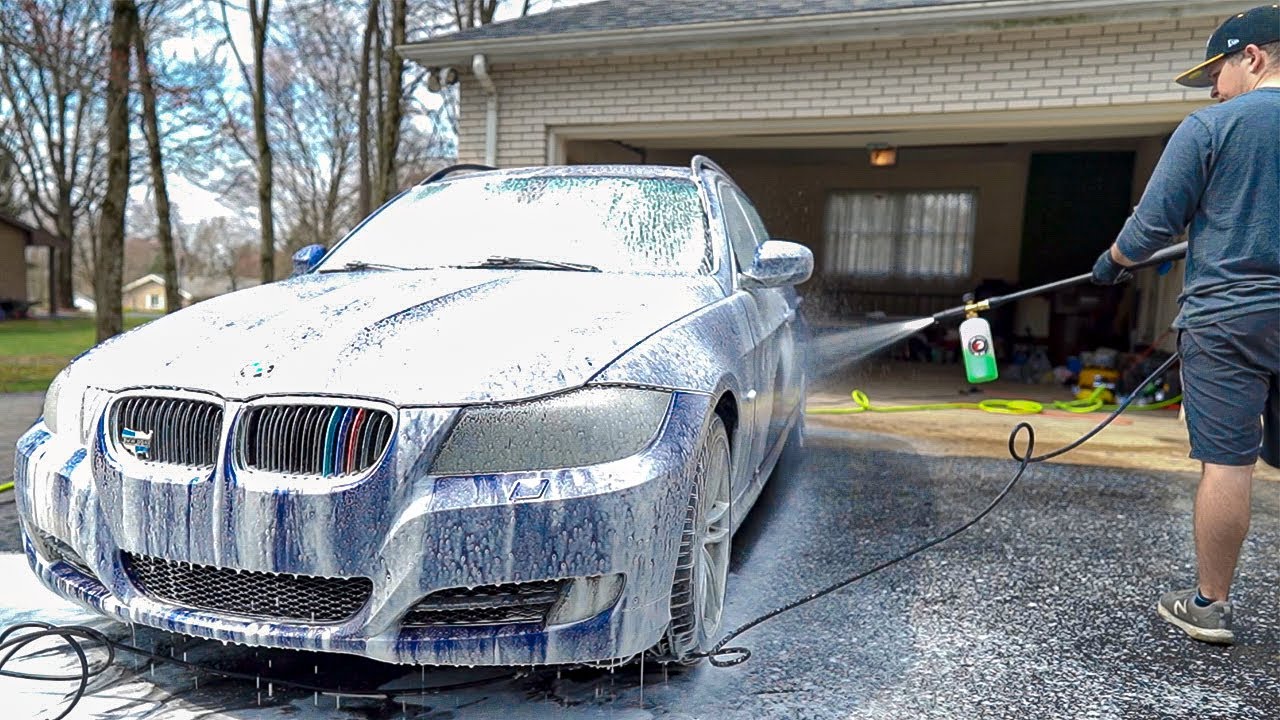 11 Minutes Of Pure Automotive Detailing: Restoring My BMW E91 Part 1. (ASMR)