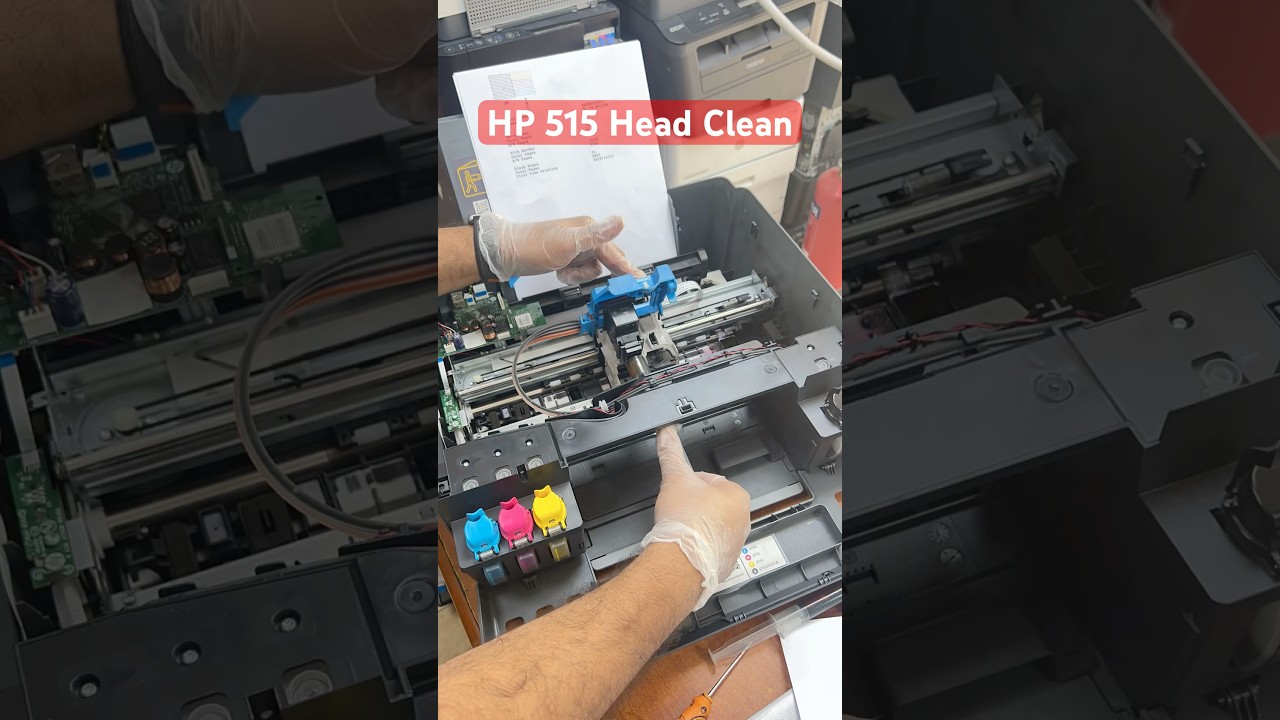 HP Smart Tank 515 Printhead Cleaning Timelapse 🖨️ | Quick Fix in Seconds!