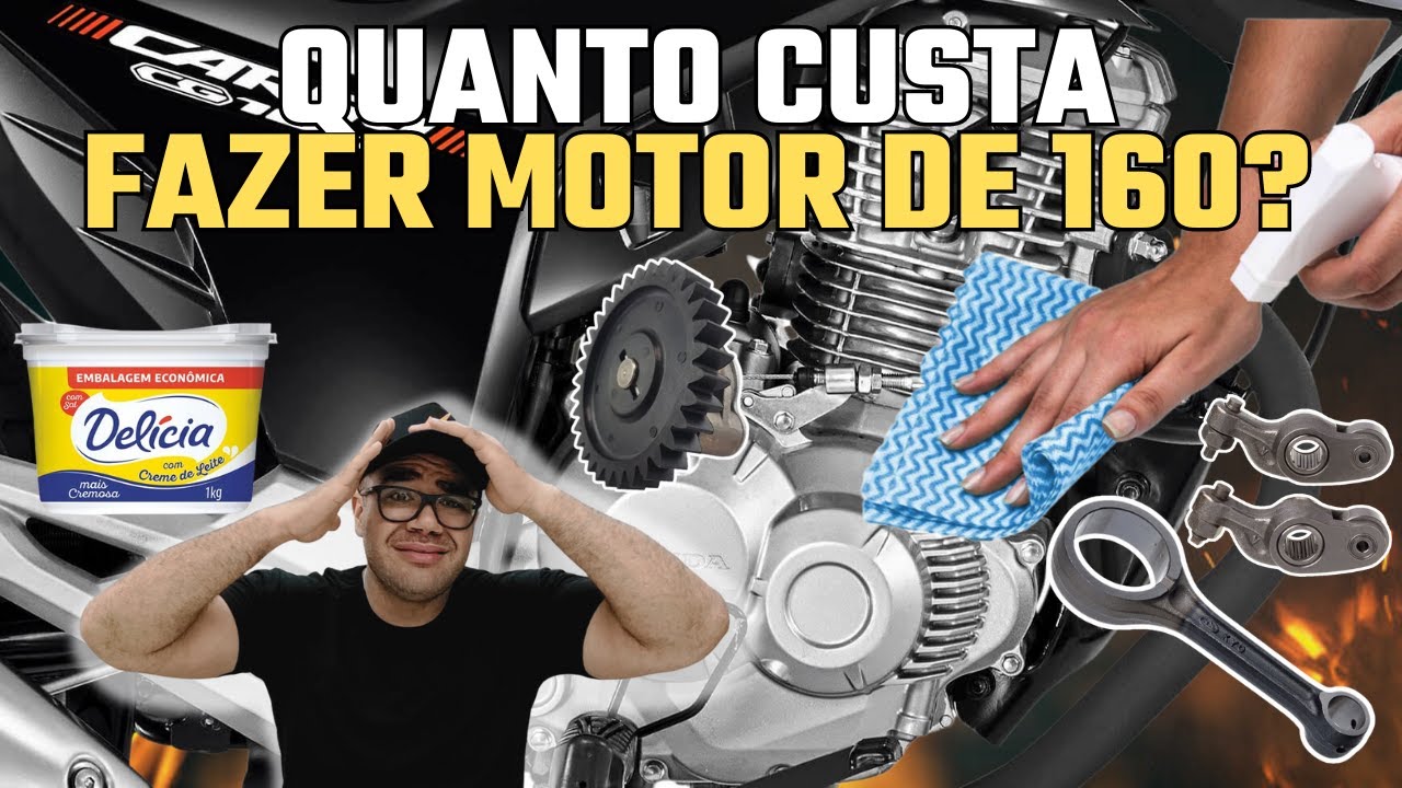 É DE PLASTICO MAS FICA BARATO FAZER QUANTO CUSTA ARRUMAR UM MOTOR DE HONDA 160?