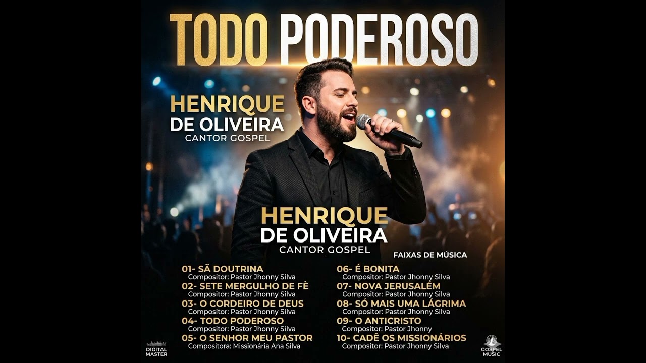 CANTOR HENRIQUE DE OLIVEIRA SETE MERGULHO DE FÉ -  ( COMPOSITOR PASTOR JHONNY SILVA) 
