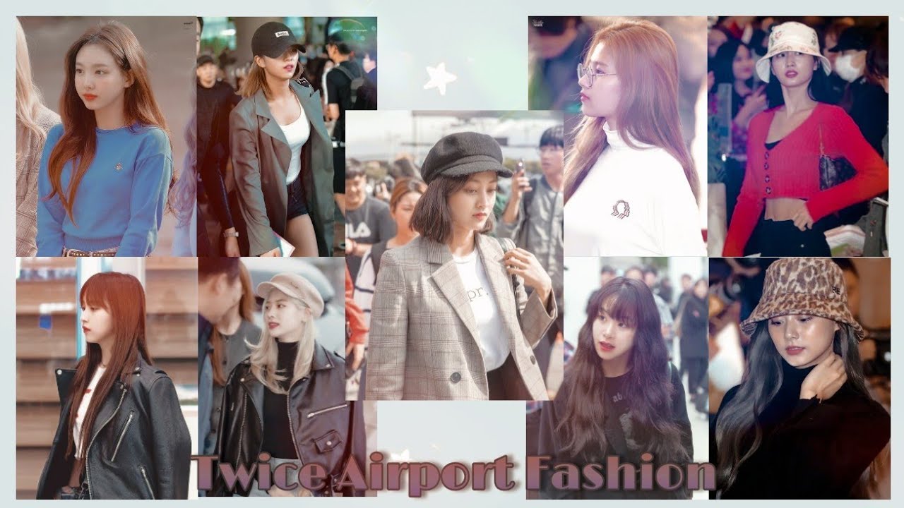 TWICE (트와이스) Airport Fashion Style