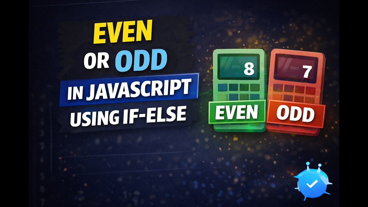 JavaScript Program to Check Even or Odd Number | Beginner Tutorial