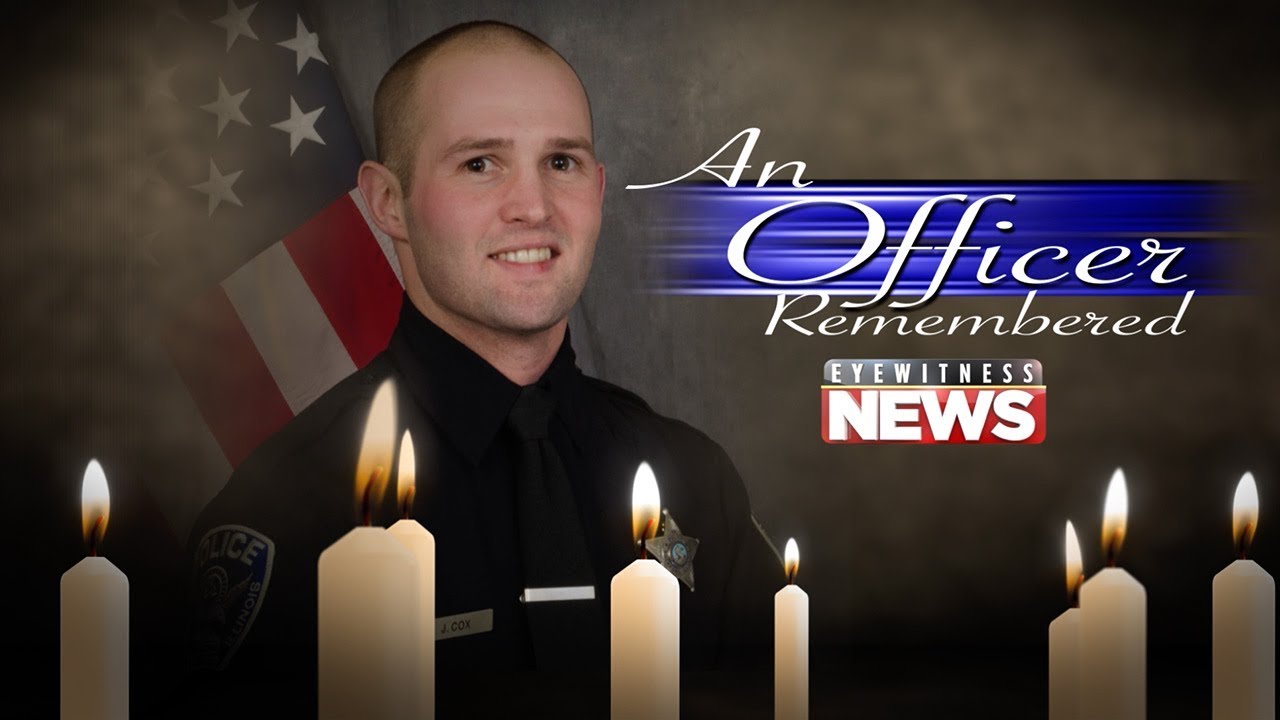 LIVE: View from Outside Visitation for Rockford Officer Jaimie Cox