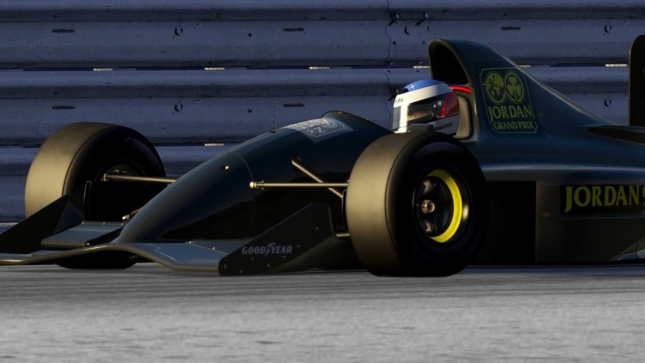 Michael Schumacher - Shakedown - Testing the Jordan 191 at Silverstone - Assetto Corsa - Like n Sub