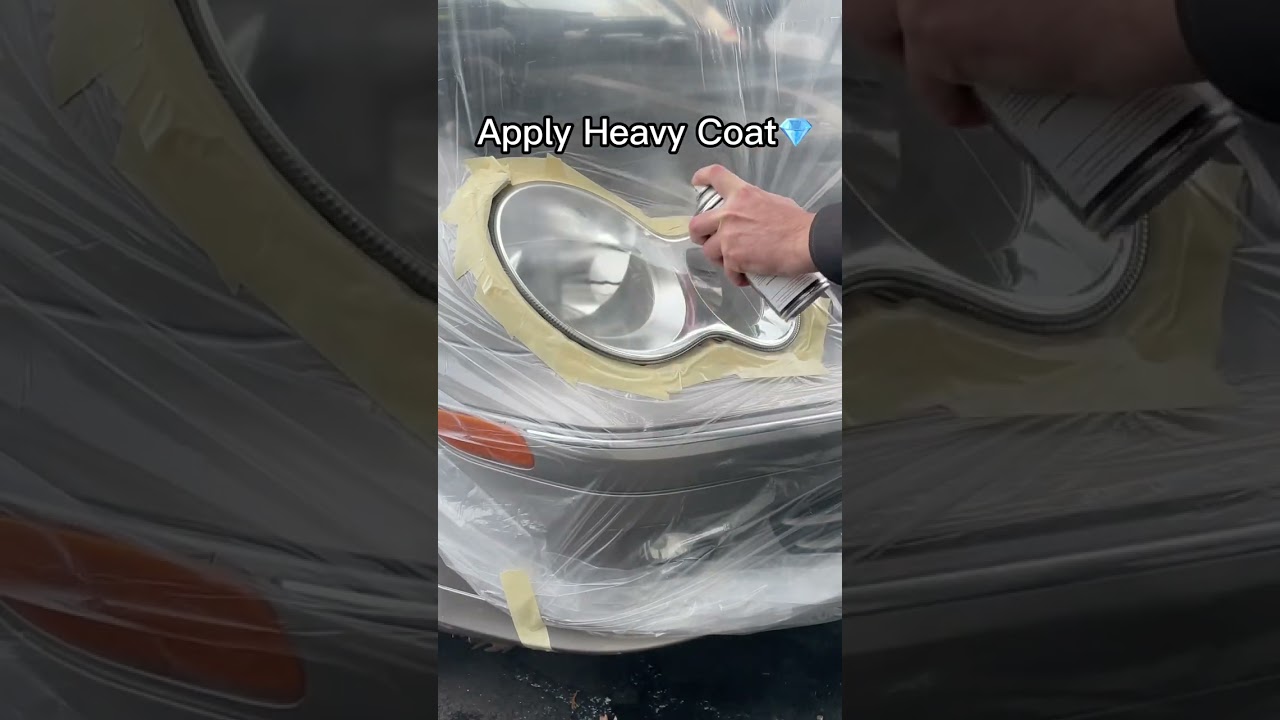 Spray Like This For Perfect Headlights Every Time!!!