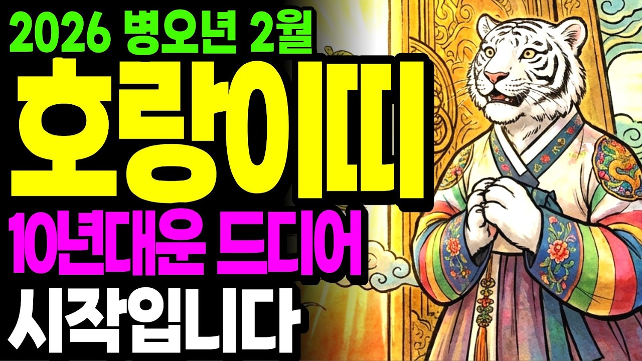 호랑이띠 여러분, 2월 19일엔 무조건 여기로 가세요. 평생의 귀인을 만납니다 (2월 월별운세)