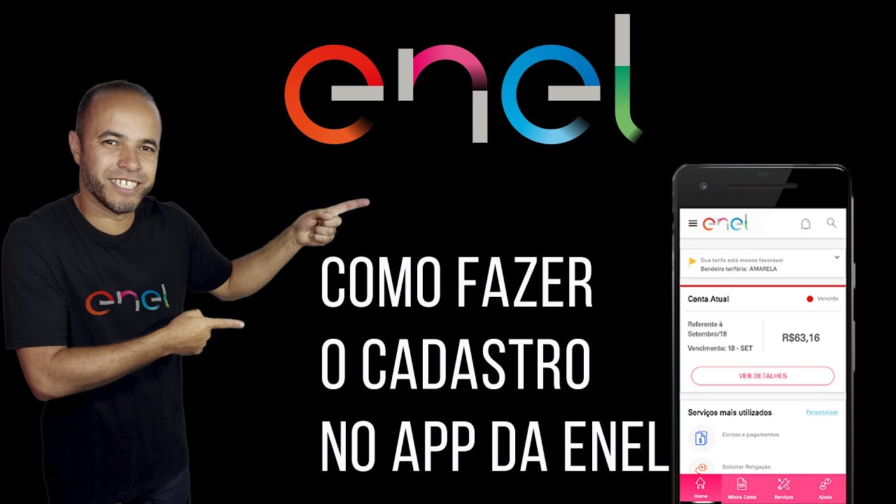 Enel Como se Cadastrar Para Usar o Aplicativo