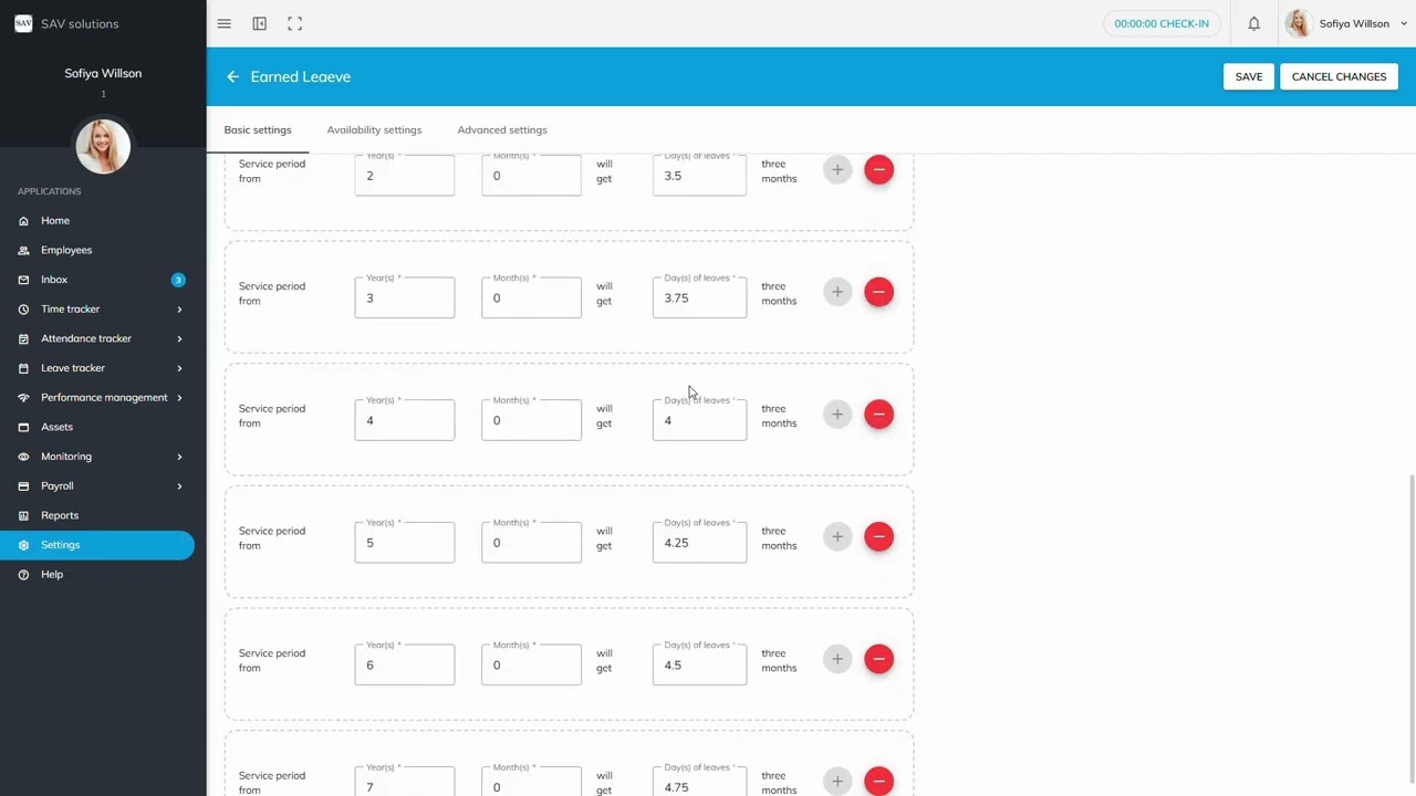 Leave Management in OfficePortal HRMS | packedd with new features!