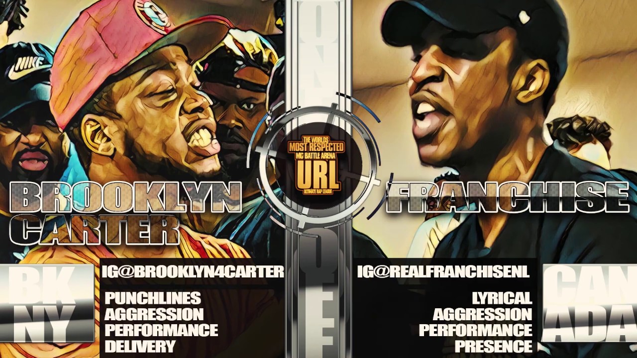 BROOKLYN CARTER VS FRANCHISE SMACK/ URL RAP BATTLE | URLTV