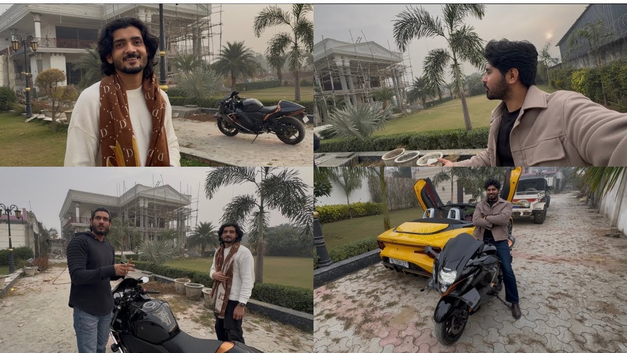 “London Se Aaye Dost Ki Cars, Bikes & Luxury Home Tour 🚗🏍️🏡”🔥