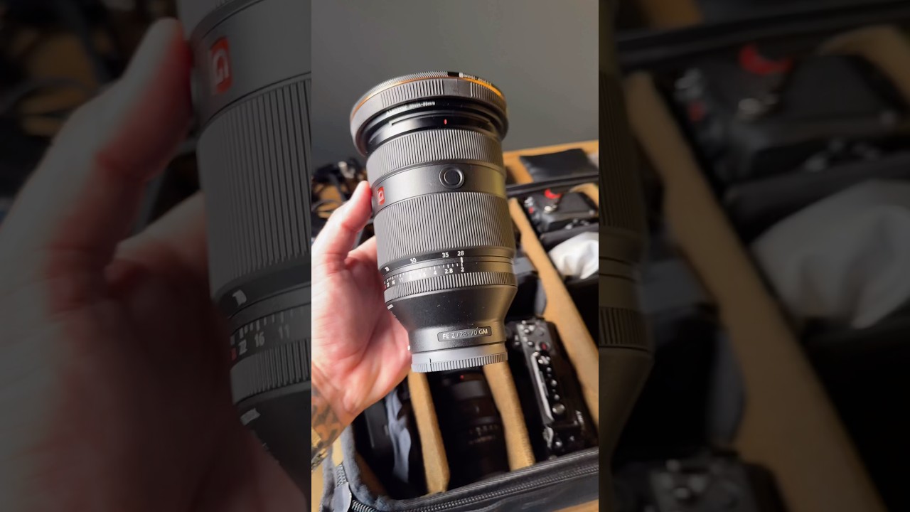The best lens for shooting weddings? Sony GM 28-70 f2 #bestlens #sonyalpha #weddingphotography