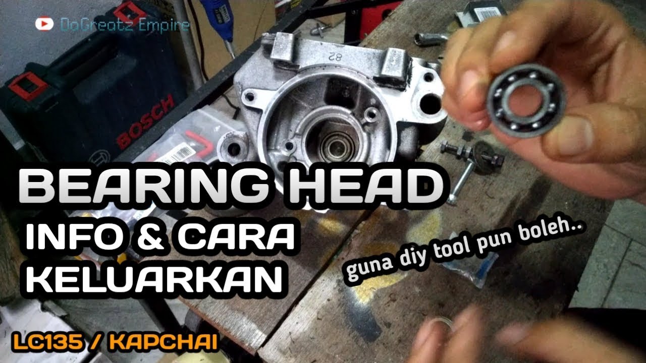 LC135 | KELUARKAN BEARING HEAD | 6001 |simple tools