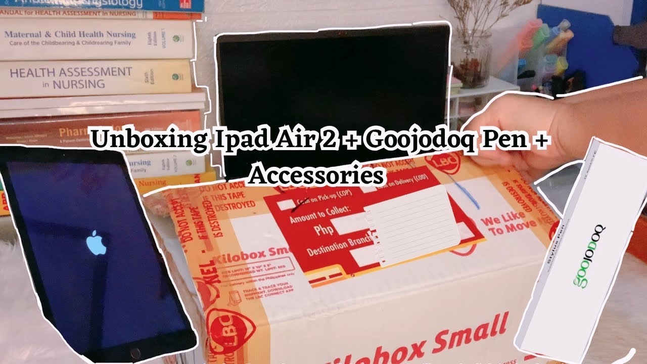 UNBOXING Ipad Air 2 + Goojodoq Pen + Accessories from JM  Gadgetgenics | Yours Truly, Angel