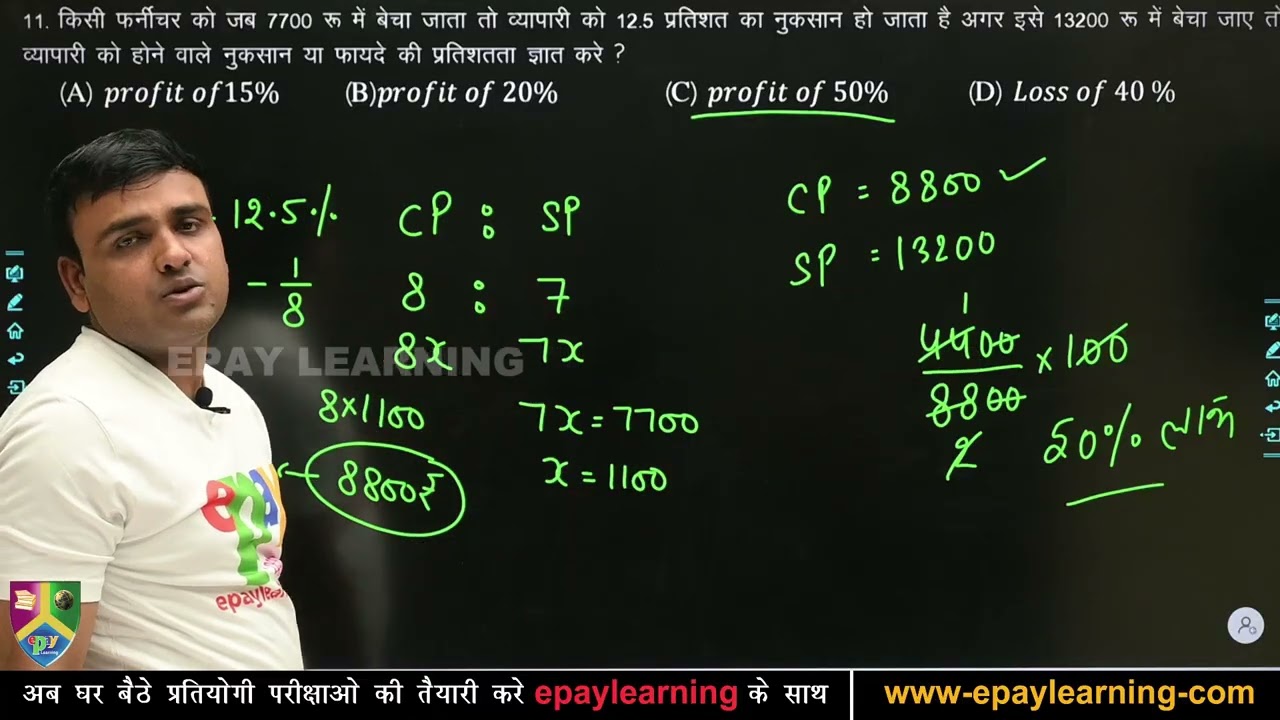 Class 2 Profit and Loss Maths Full Course |  SSC, Banking, competitive| Hindi | SHR GLOBAL INDIA