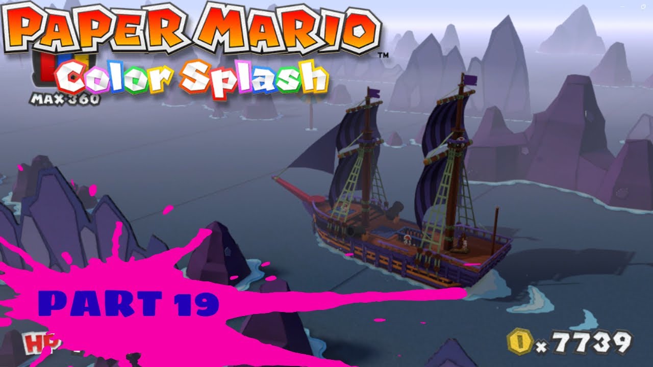 paper mario color splash p19 - the lost sea