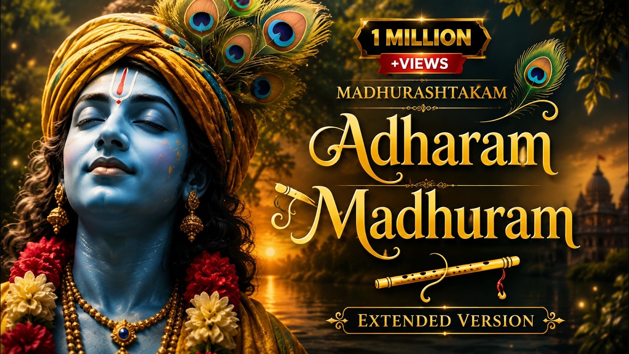 Adharam Madhuram Lofi Krishna Bhajan Bhakti Song Bhajan Song Madhurashtakam New Bhajan