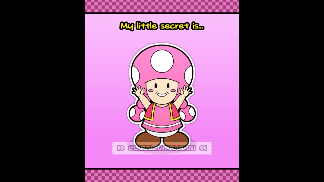 Toadette&rsquo;s Girly Secret 🍄 (Super Mario Animation Meme) #mario #supermario #animation