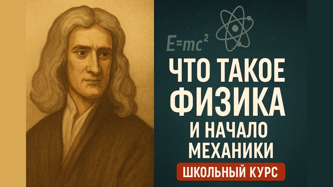 Школьный курс физики // Лекция 1. Определение физики, начало механики