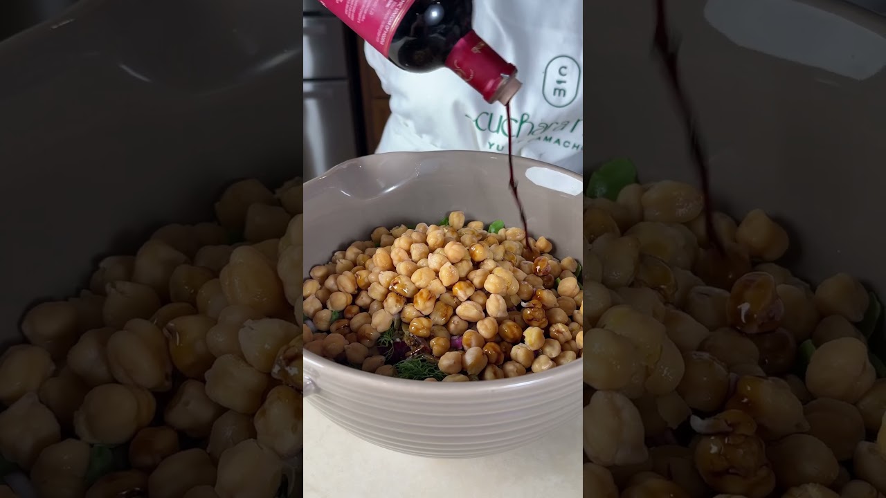 Ensalada de betabel con garbanzo #recetas #ensalada #betabel