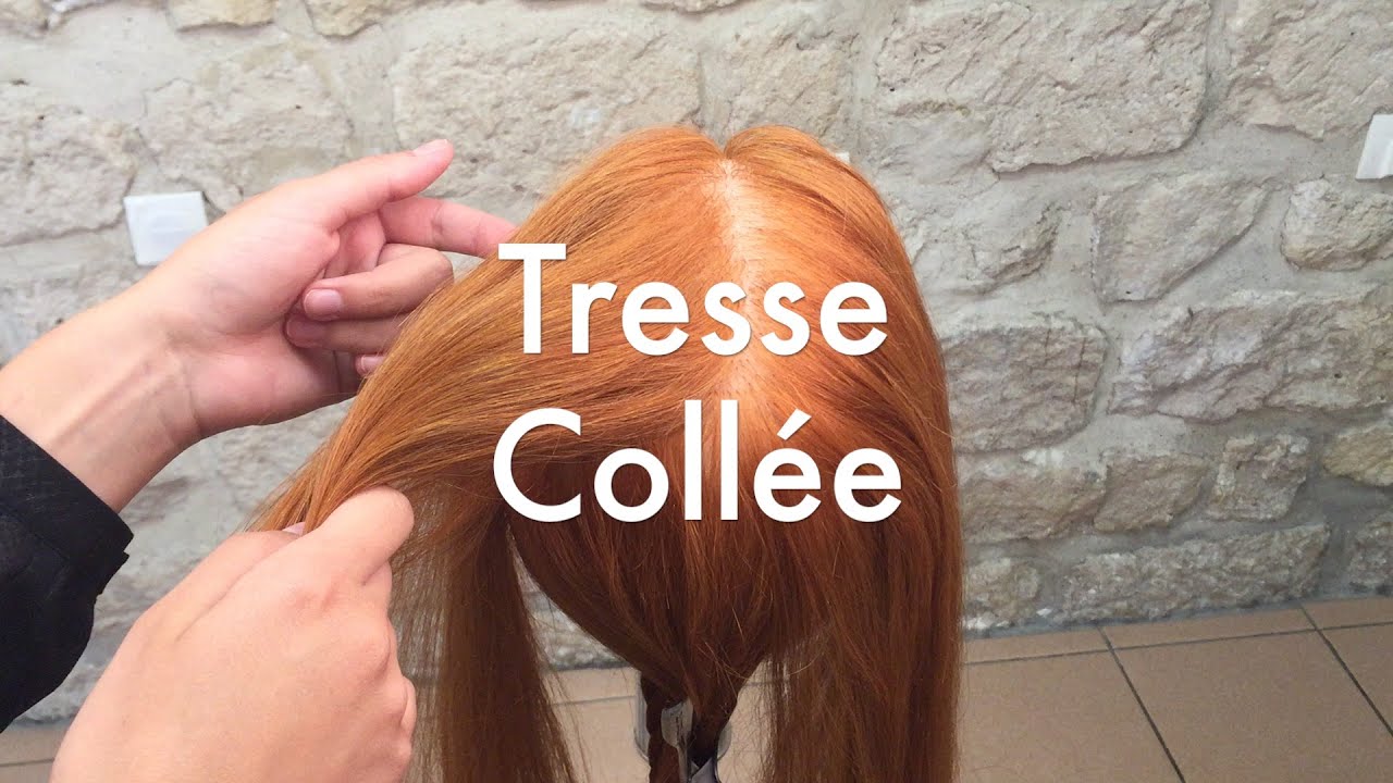 Tutoriel coiffure tresse collée