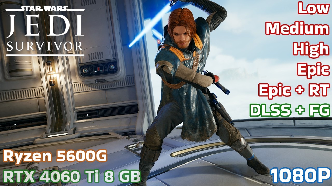 Testing Ryzen 5 5600G and RTX 4060 Ti on STAR WARS JEDI Survivor with DLSS 4.5