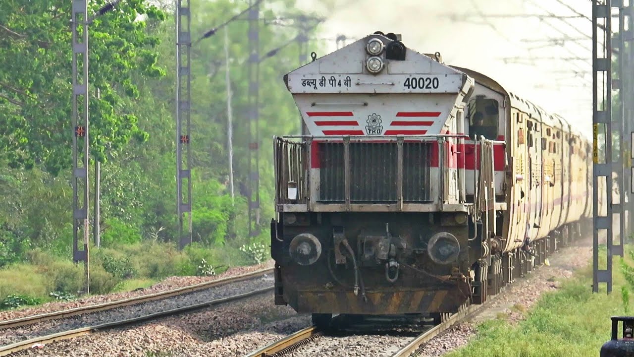 Legendary Train Crossing : NKJ Tribute - SHALIMAR Vs Whining WAP7 - ASHRAM !!