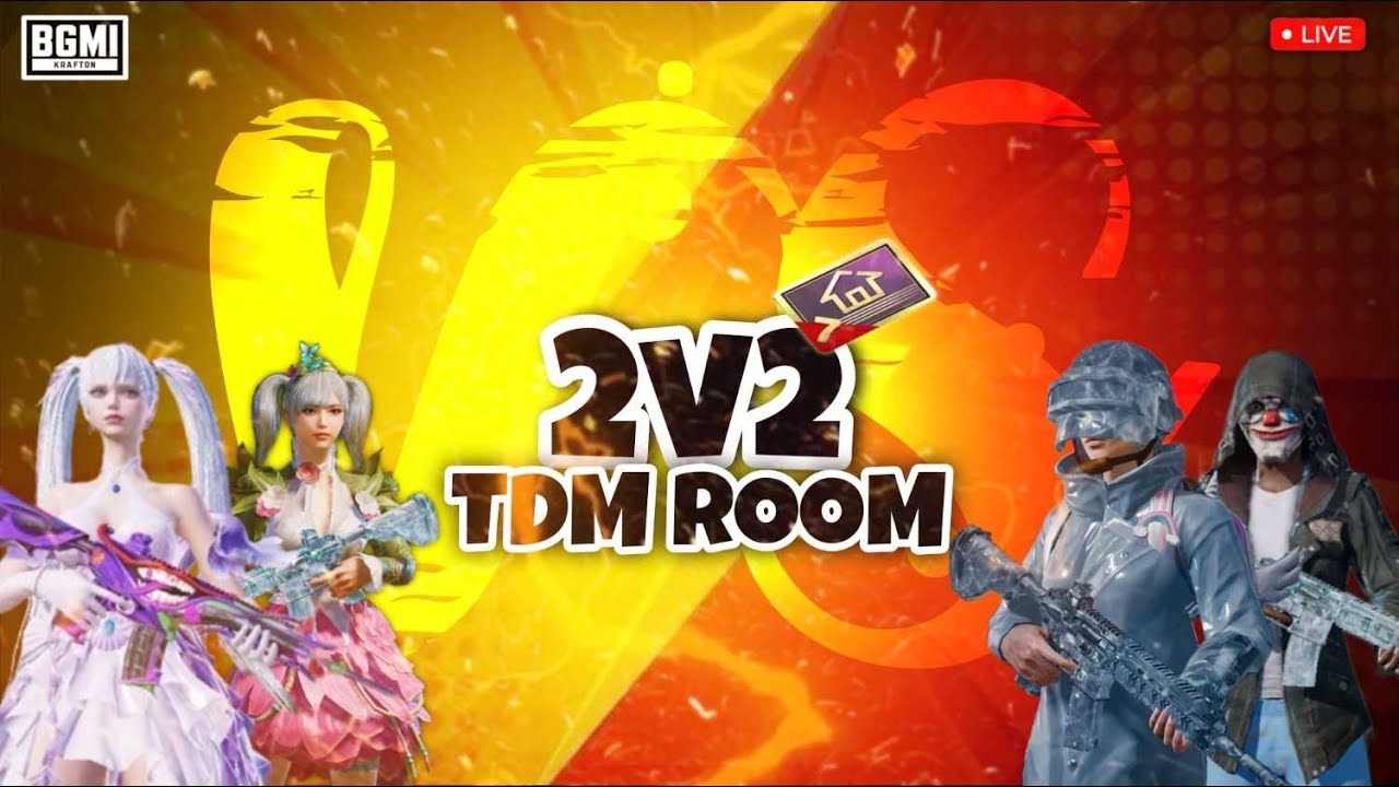 2V2 TDM ROOM🔥🔥 | TEAMCODE | BGMI LIVE | Midnight Gaming