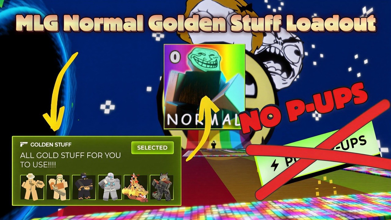 TDX Solo Normal MLG With Golden Stuff Loadout Beaten (NO POWER-UPS)
