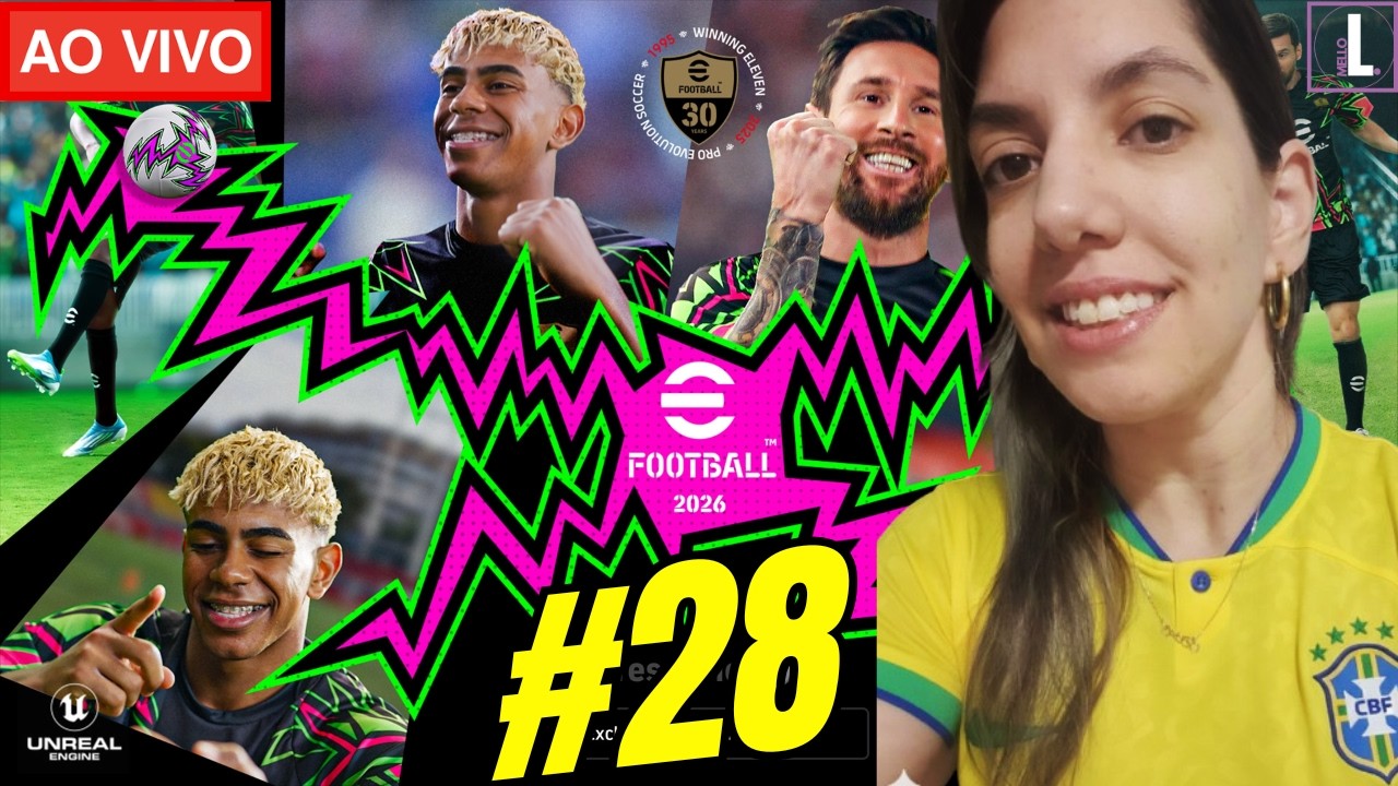 QUARTOU COM EFOOTBALL 2026! DIA DE LIGA! RUMO A QUARTA DIVISÃO!  VAMOS QUE VAMOS! LIVE #28