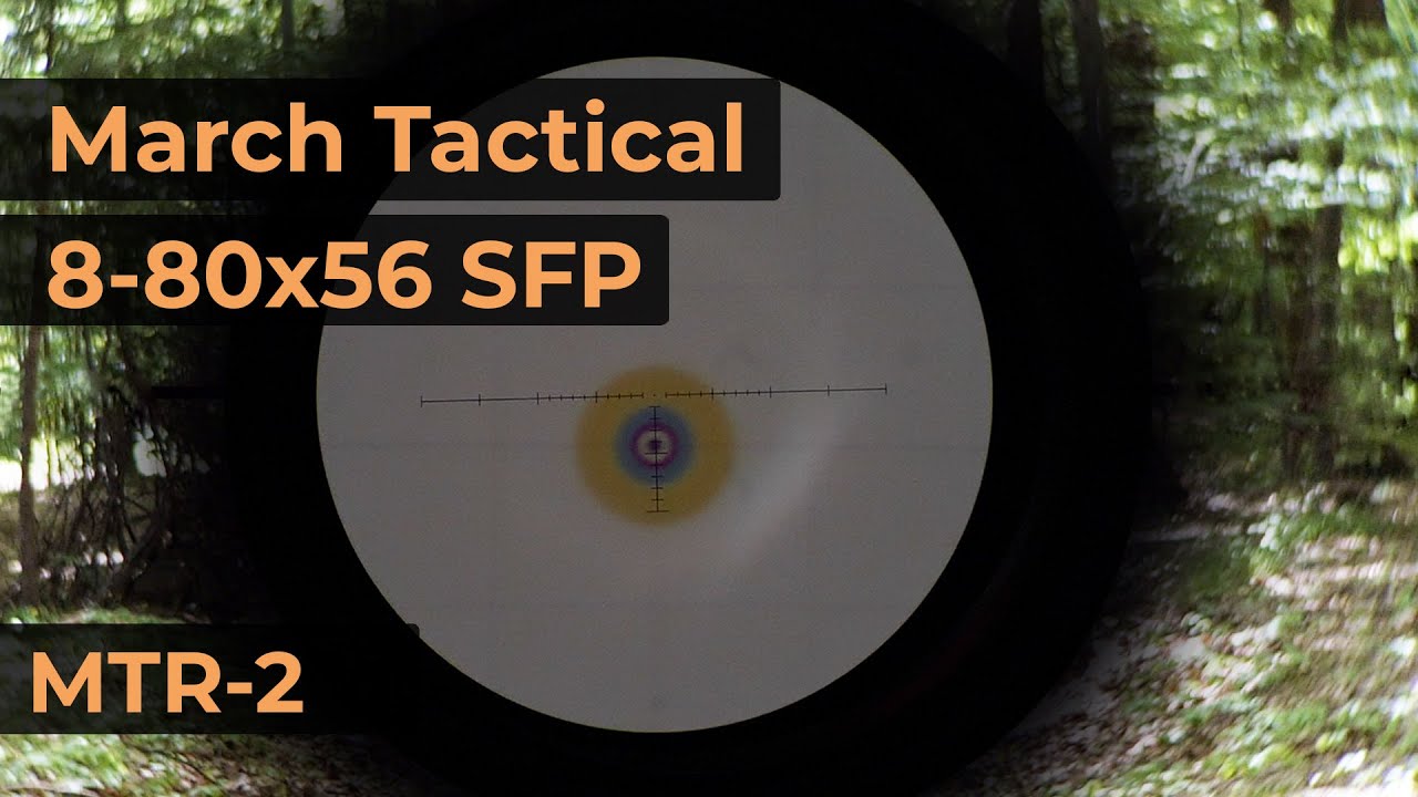 March Tactical 8-80x56 SFP Reticle MTR-2 | Optics Trade Reticle Subtensions