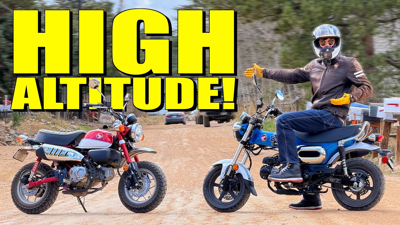 Honda Dax 125 i Monkey kontra strome g&oacute;rskie drogi!
