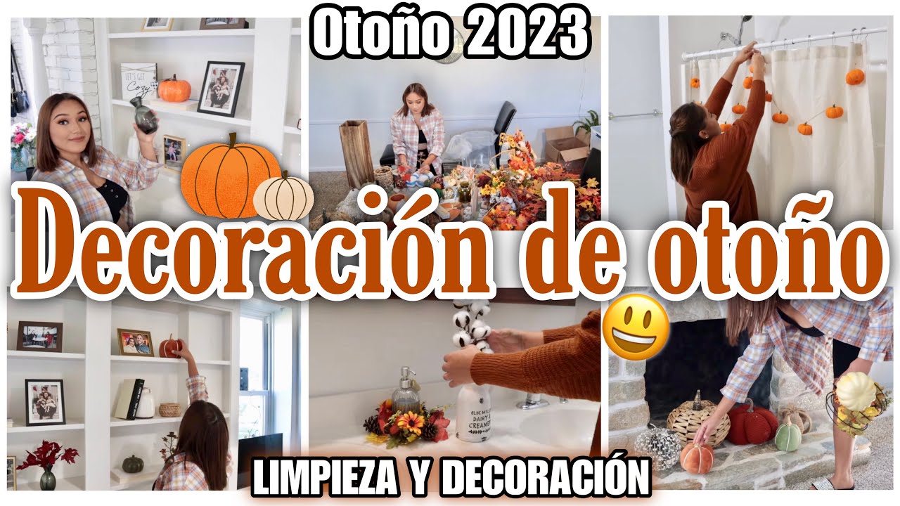 🍁*OTOÑO 2023*🍁 LIMPIEZA Y DECORACIÓN DE OTOÑO🌻 DECORA CONMIGO TODA MI CASA PARA OTOÑO 2023🌻
