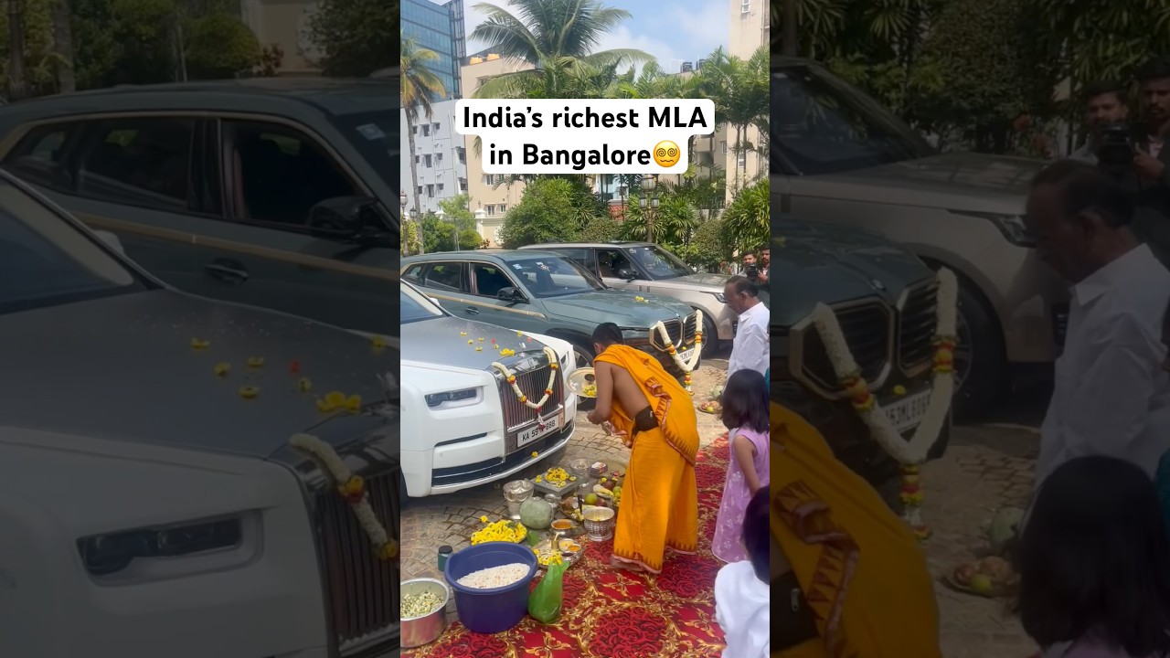 India&rsquo;s RICHest MLA staying in Bangalore! #supercar #rollsroyce